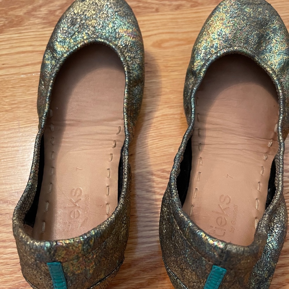 COPY - Tieks ballet flats Starstruck size 7 rare black interior